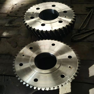 Large ZG35CrMo Solid Metal Spur Gear Wheel Testing Application