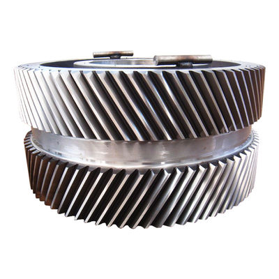 石炭の製造所は円柱みみずギヤ45#鋼鉄拍車2型螺旋形ギヤ セットを分ける